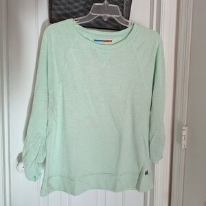 Tommy Hilfiger Sport Mint Colored Raglan Sweater Size L